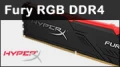 Test mmoire DDR4 Hyper X Fury RGB