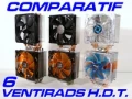 6 ventirads HDT compars