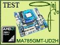 Test de la carte mre ATX MA785GMT-UD2H de Gigabyte