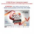 5 PASS VIP pour la Paris Games Week  gagner