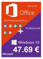 Windows 10 PRO OEM + Office 2019 Professional Plus  47.69  avec Cowcotland et SCDKey