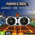 Concours Minecraft RTX avec NVIDIA et Cowcotland, soyez cratifs pour tenter de gagner une MSI GeForce RTX 2080 Ti Ventus GP, jusqu' ce soir minuit pour participer