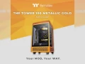 Thermaltake dcline son petit The Tower 100 en Metallic Gold