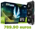 De la GeForce RTX 3070 Ti TRINITY OC par ZOTAC disponible  789 euros