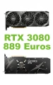 De la GeForce RTX 3080 10 Go Custom disponible  889 euros