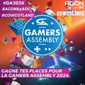 Gagne tes places pour la Gamers Assembly 2024 avec AOC et Cowcotland
