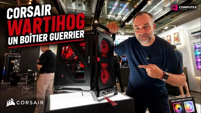 COMPUTEX 2026 : CORSAIR en mode GUERRIER avec le WARTHOG au COMPUTEX 2026