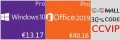 Microsoft Windows 10 Pro  vie pour 13 euros, Office 2019  40 euros, toujours les meilleurs prix de mars