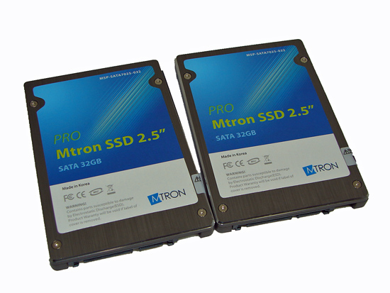 Test disque dur SSD Mtron