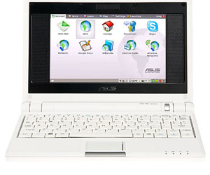 Test ordinateur portable Asus EeePC