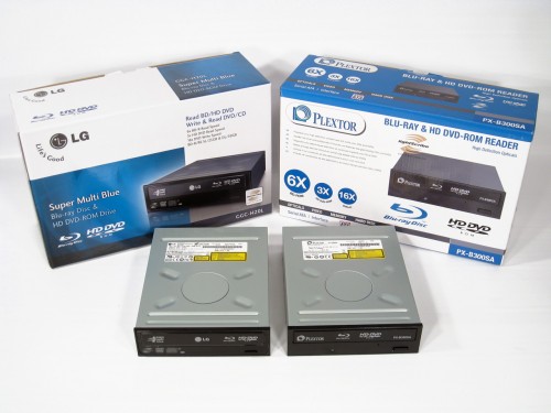 Test 2 lecteurs HD-DVD/Blu-Ray Plextor PX-B300SA LG GGC-H20L