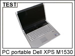 Test portable 15.4 pouces Dell XPS 1530