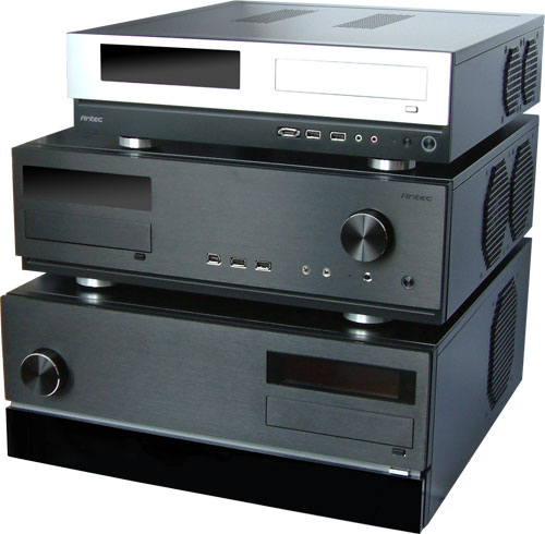3 boitiers pour le salon dans un m�me test, et que du Antec