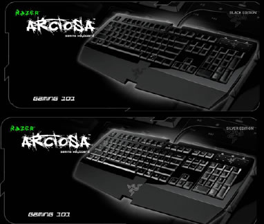 nouveaux claviers Razer Arctosa et Lycosa Miror