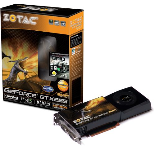 GTX 285 AMP Edition Zotac