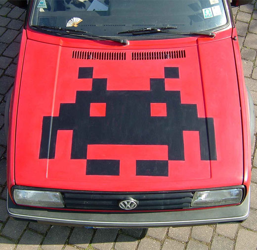 Voiture Space Invaders
