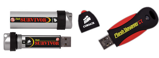Corsair fait voluer ses cls USB Voyager GT et Survivor