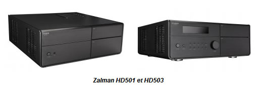 test boitiers de salon Zalman HD 501 HD 503