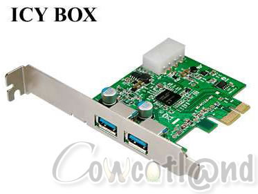 carte et boitiers externes ICYBOX USB 3.0