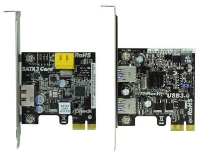 ASRock USB3.0 SATA3 NEC PCI-e X1