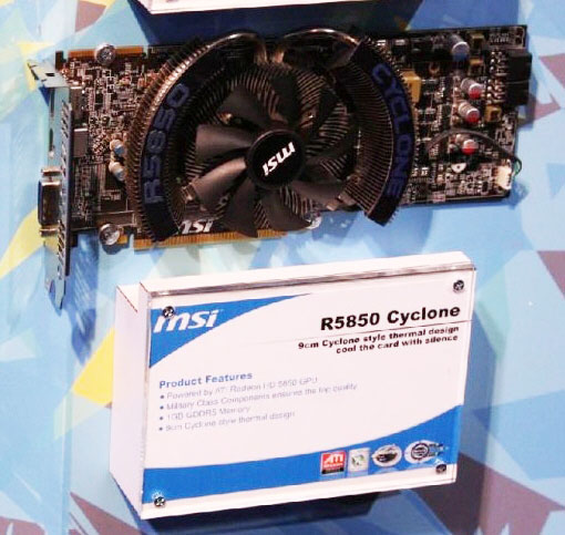 GPU HD 5850 5870 MSI Lightining Cyclone