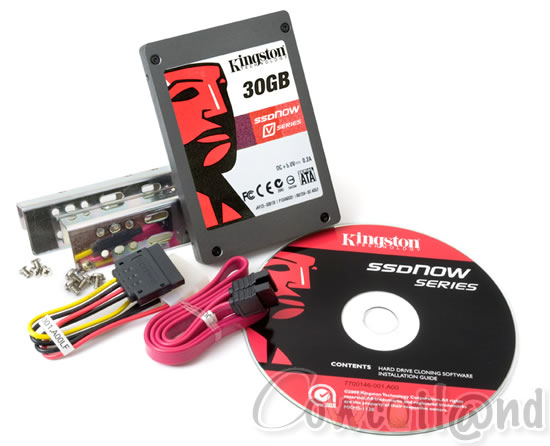 SSD Low Cost Kingston V-Series 30 Go puces Toshiba 50 nm