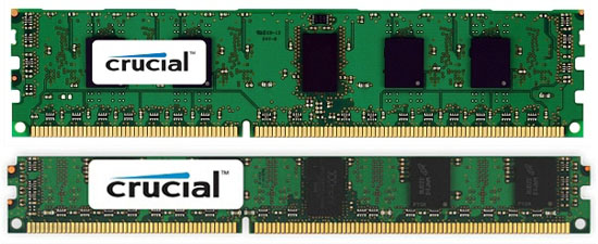 kit DDR3 Eco 1.35 v Crucial DDR3 1333