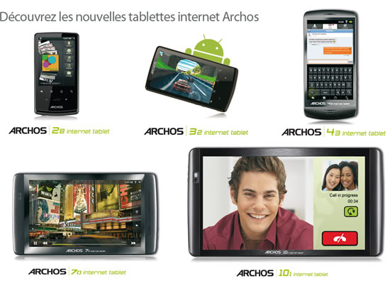 tablet archos
