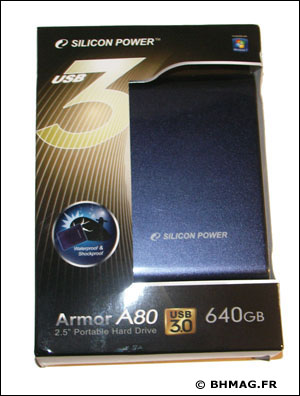 Silicon Power Armor A80, rsistant et USB 3.0