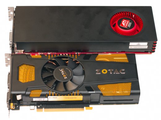 GeForce GTX 560 Ti Radeon HD 6950 1 Go et 2 Go 