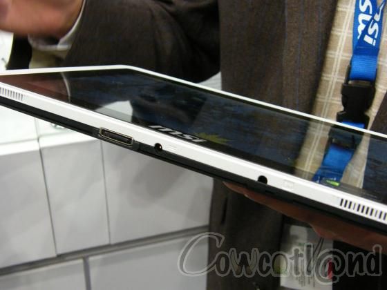[CeBIT 2011] Un peu plus sur la MSI WindPad 100A, avec un touchpad