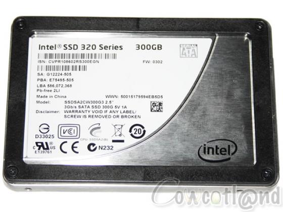 [Cowcotland] SSD Intel 320 300 Go : Postville G3 ?