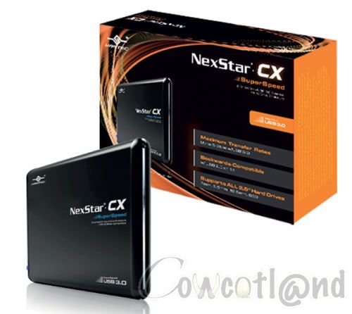 Boitier externe NexStar CX : USB 3.0 et largement compatible