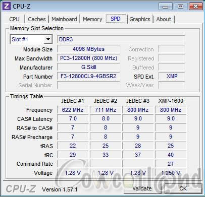 CPU-z file vers la 1.58