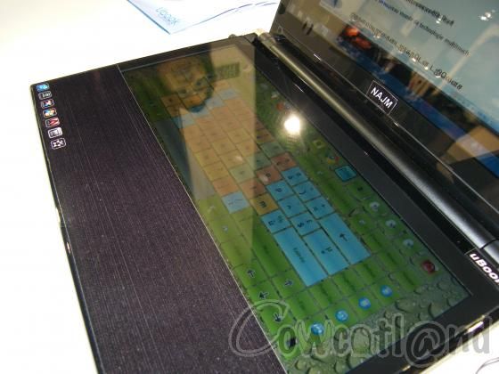 [CES 2012] Najmtek Ubook, laptop avec clavier tactile personnalisable