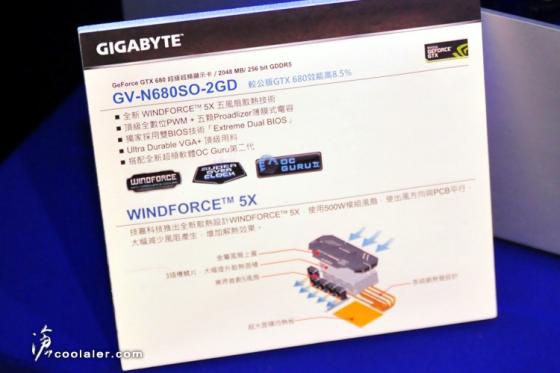 [MAJ] Gigabyte : une GTX680 WindForce 5X impressionnante