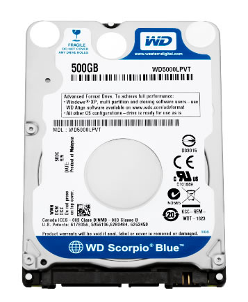 Western Digital : un HDD 2.5 pouces en 7 mm d'paisseur
