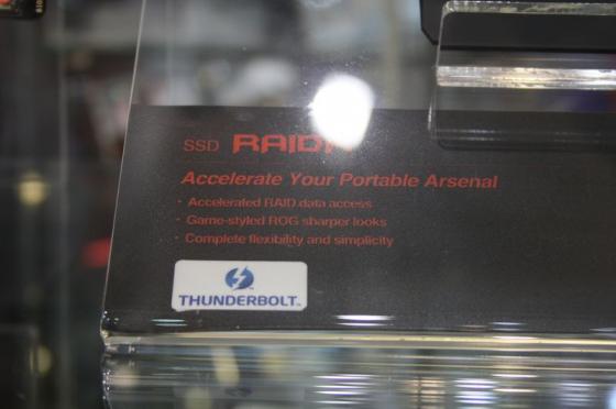 [Computex 2012] Asus ROG : un SSD en RAID Thunderbolt Ready