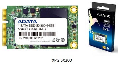 A-DATA : deux nouveaux SSD m-SATA II et III