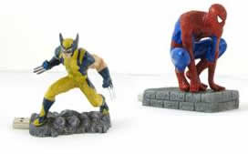 Spiderman et Wolverine protgent tes donnes chez Dane-Elec