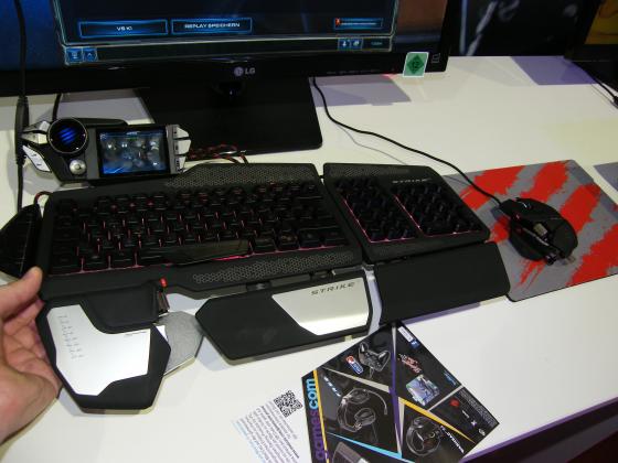 [GC 2012] Mad Catz S.T.R.I.K.E.7, un clavier pour les cyborgs fortuns