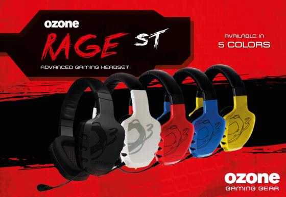 Ozone annonce ses nouveaux casques Rage 7HX et ST