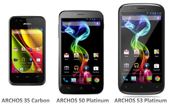 archos lancement-smartphone 35-carbon 50-platinum 53-platinum
