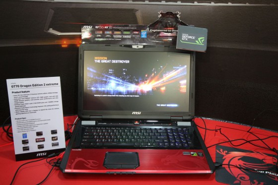 computex 2013 msi gt70 dragon edition 2 extreme grosses specs