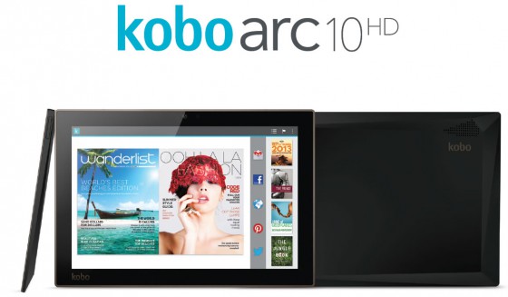 kobo-arc-10hd tablette nvidia-tegra-4 2560x1600-pixels