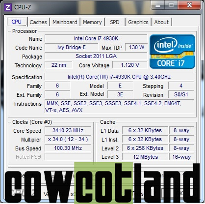 test processeur core i7-4930k cowcotland