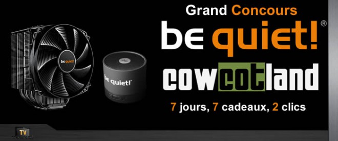concours be quiet cowcotland enceinte bluetooth gagner seconde edition