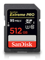 carte-sd sandisk extreme pro 512