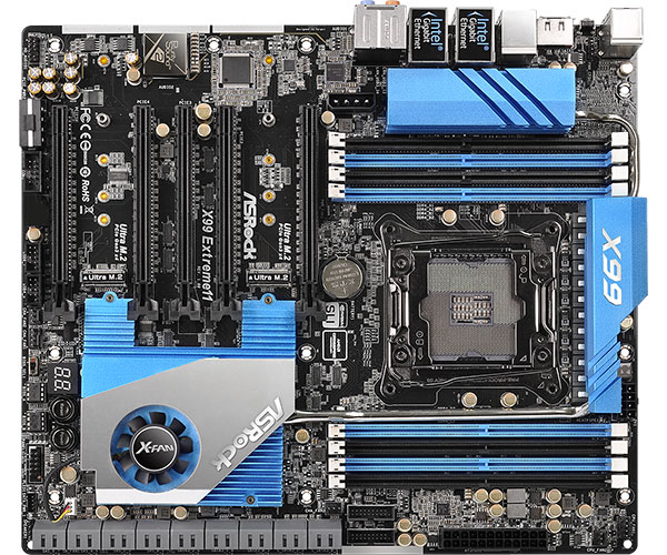 asrock annonce carte mere haut gamme x99 extreme 11 intel haswell-e