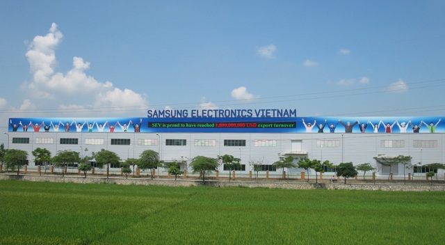 samsung investit 560 millions dollars vietnam usine tv